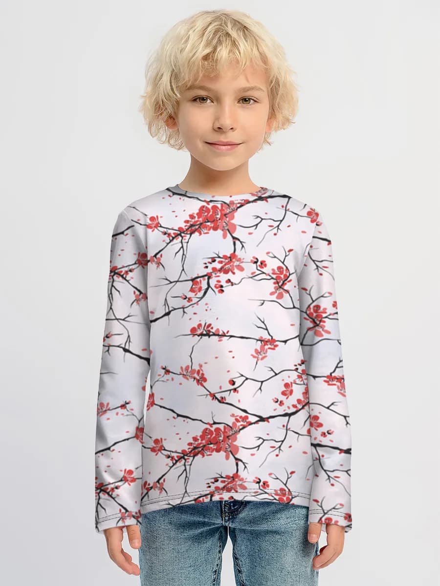 Camiseta Manga Larga de Algodón Niño