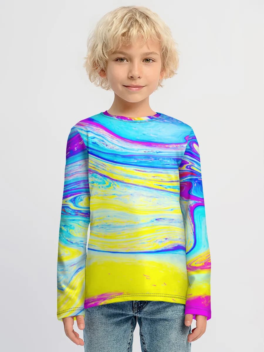 T-shirt manches longues coton garçon