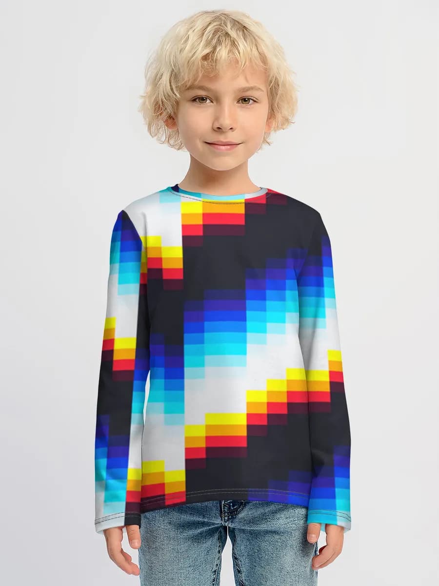 Boys' cotton long sleeve shirt