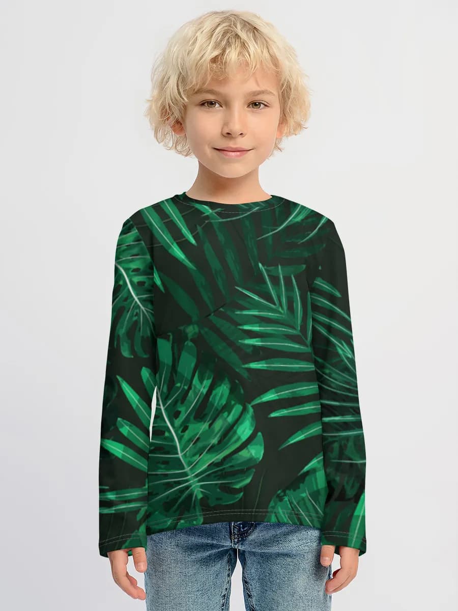 T-shirt manches longues coton garçon
