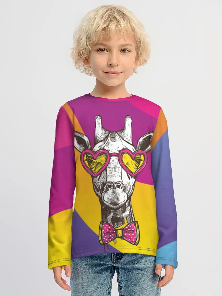 Camiseta Manga Larga de Algodón Niño