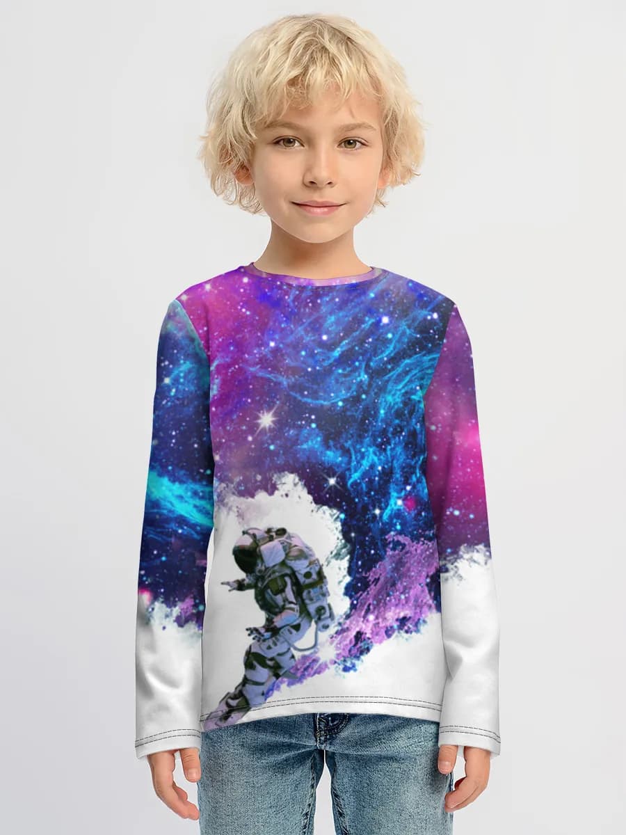 T-shirt manches longues coton garçon