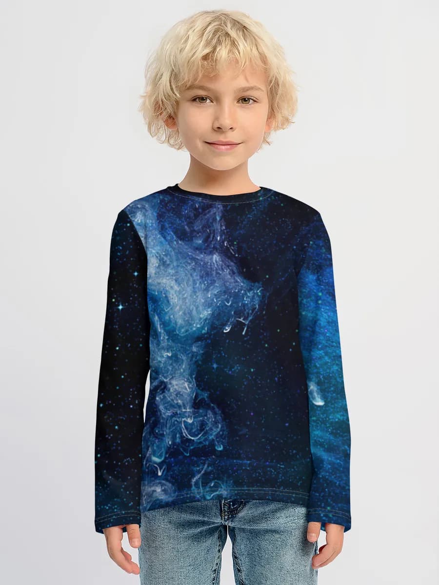 Boys' cotton long sleeve shirt