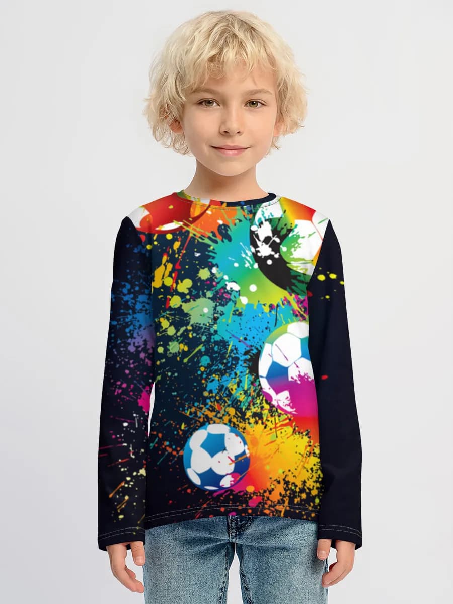 Camiseta Manga Larga de Algodón Niño