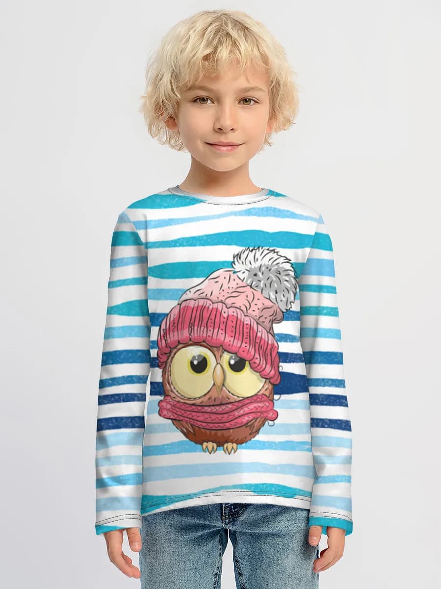 Boys' cotton long sleeve shirt