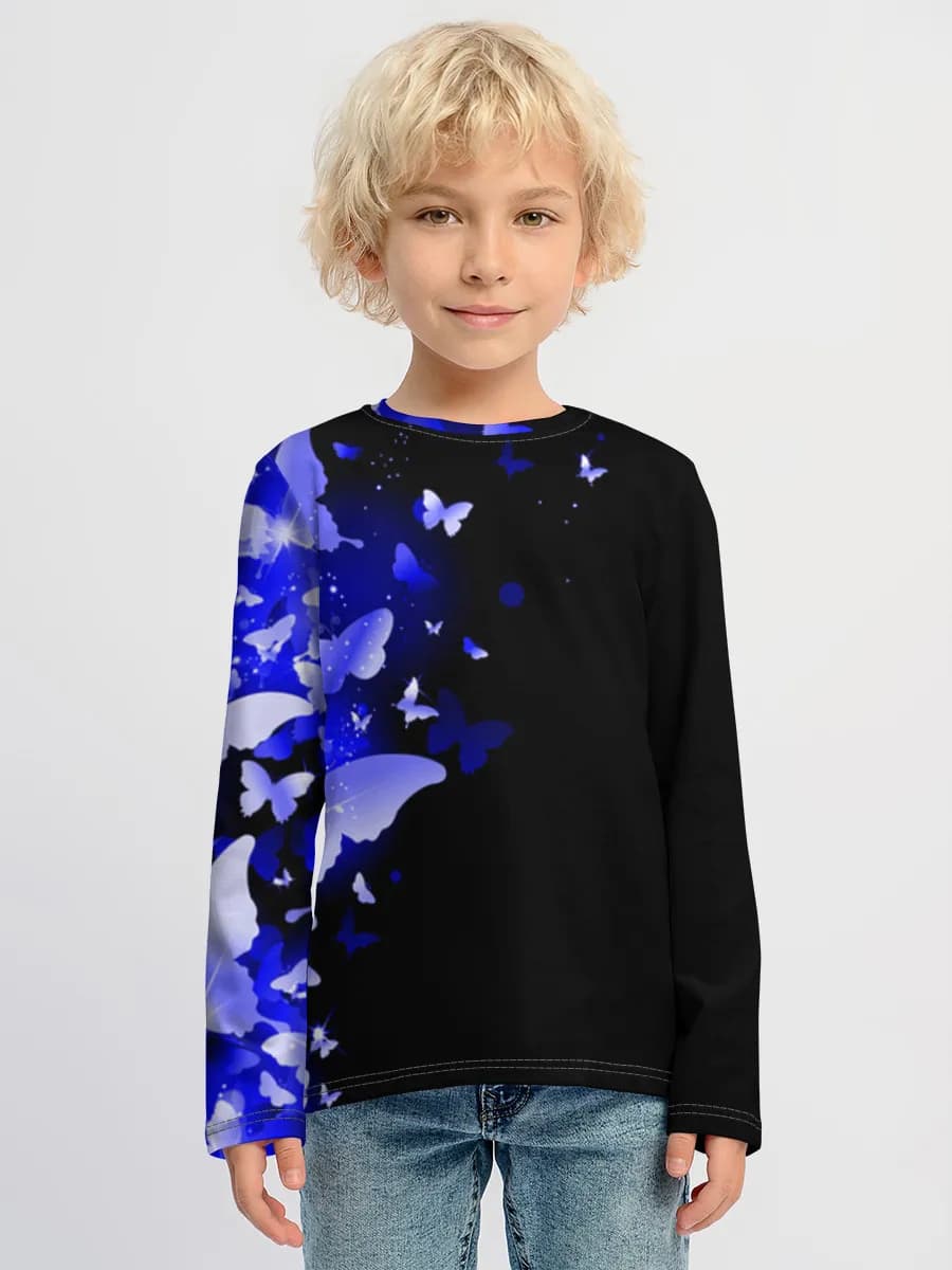 T-shirt manches longues coton garçon