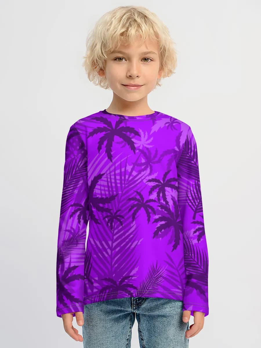 Boys' cotton long sleeve shirt