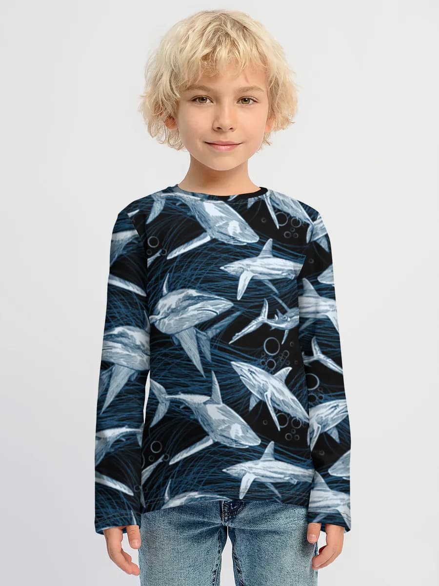 T-shirt manches longues coton garçon