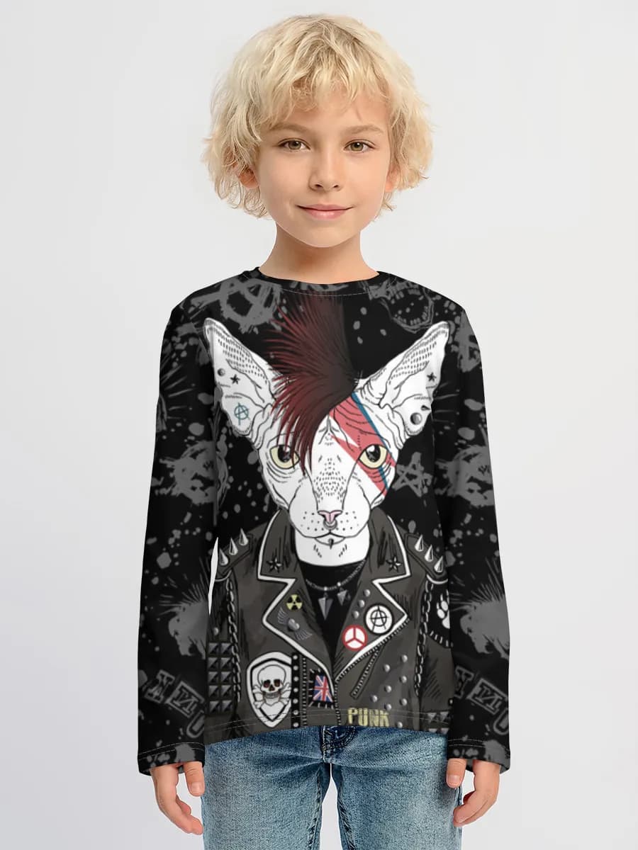 Camiseta Manga Larga de Algodón Niño