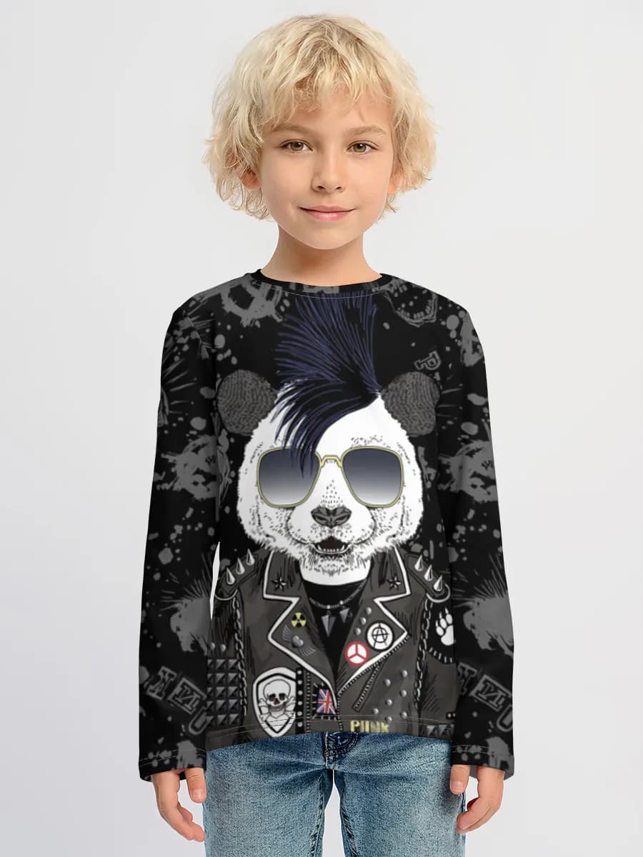 Camiseta Manga Larga de Algodón Niño