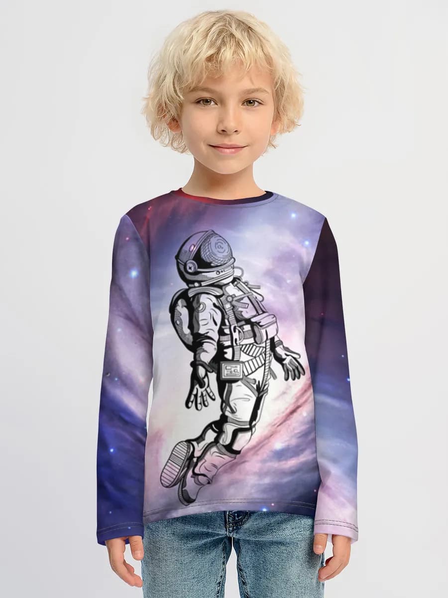 Boys' cotton long sleeve shirt