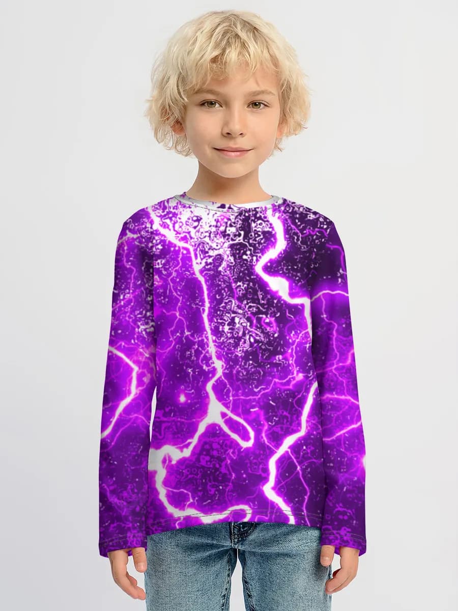 Boys' cotton long sleeve shirt