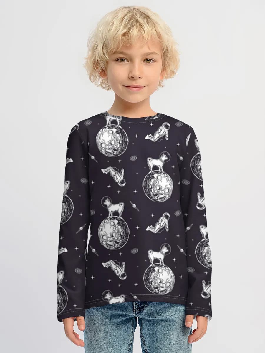 T-shirt manches longues coton garçon