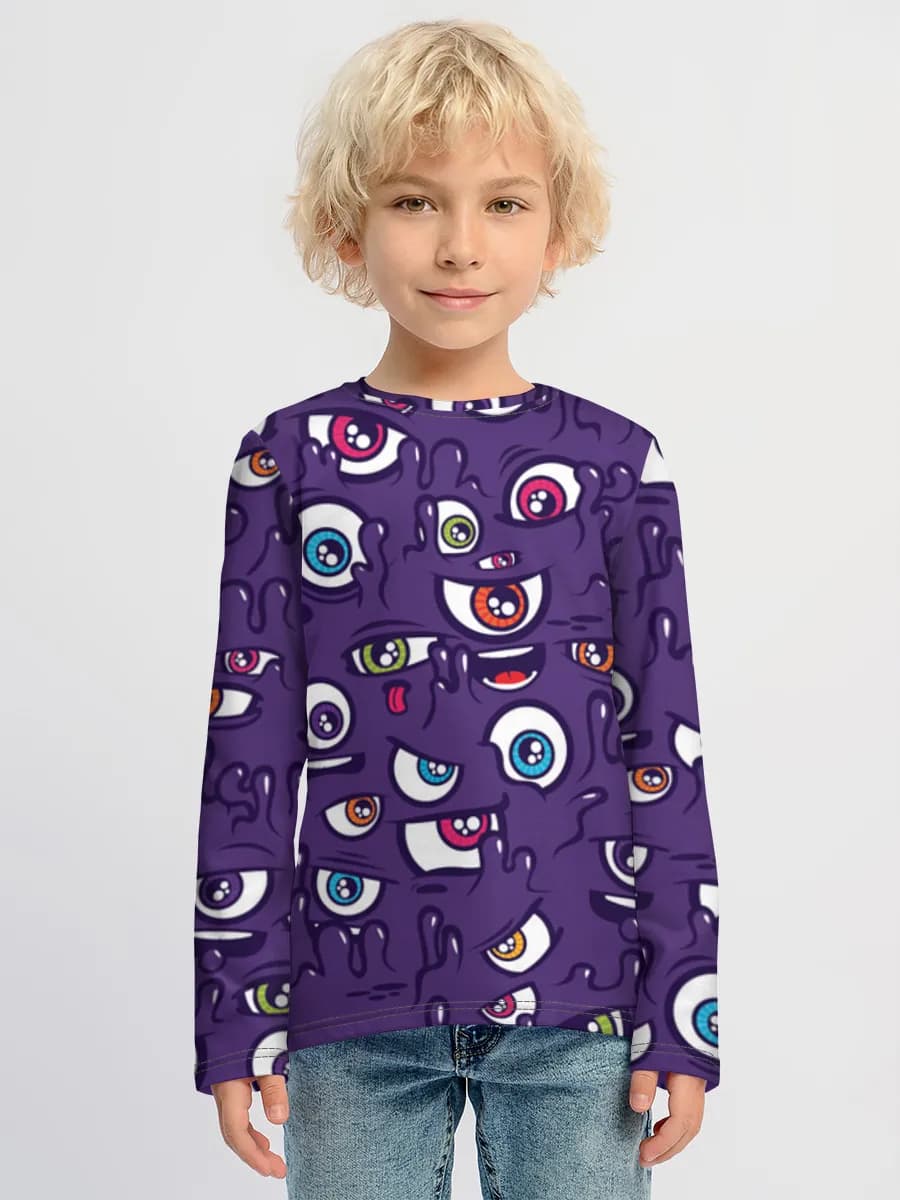T-shirt manches longues coton garçon