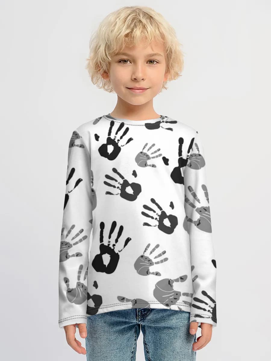 Boys' cotton long sleeve shirt