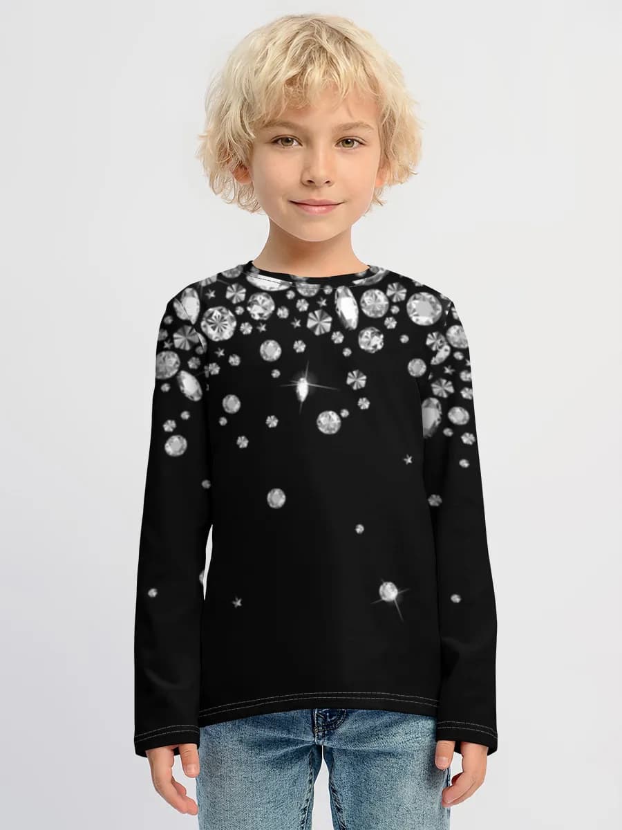 Boys' cotton long sleeve shirt