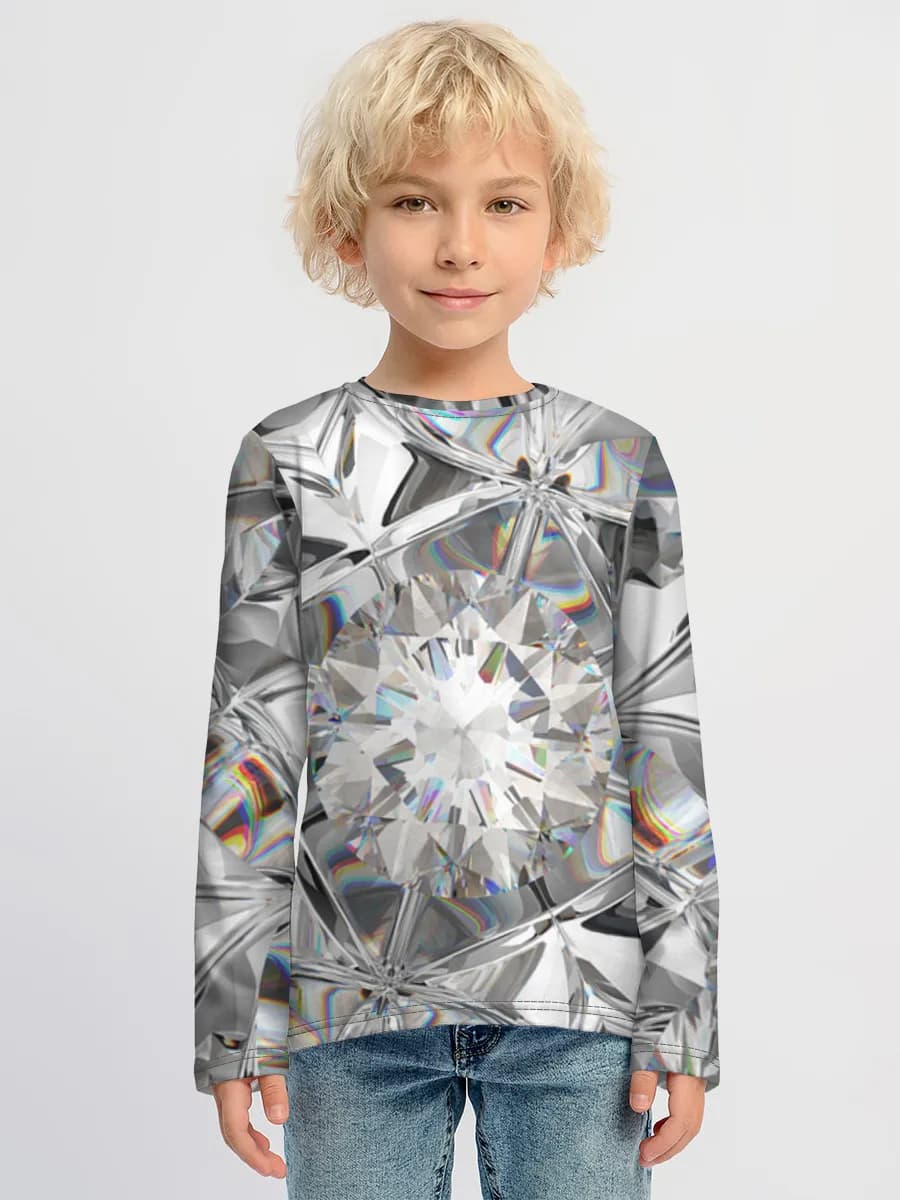Camiseta Manga Larga de Algodón Niño