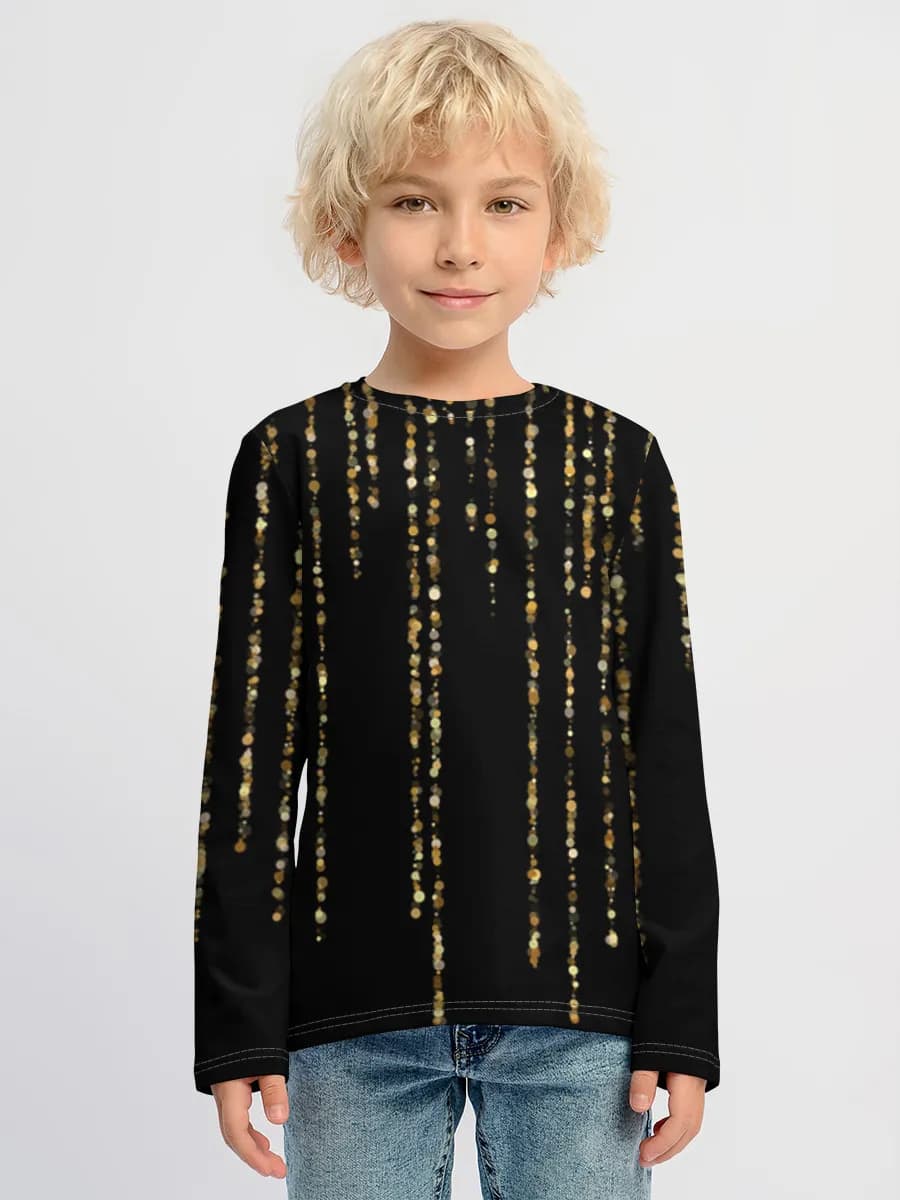 Boys' cotton long sleeve shirt