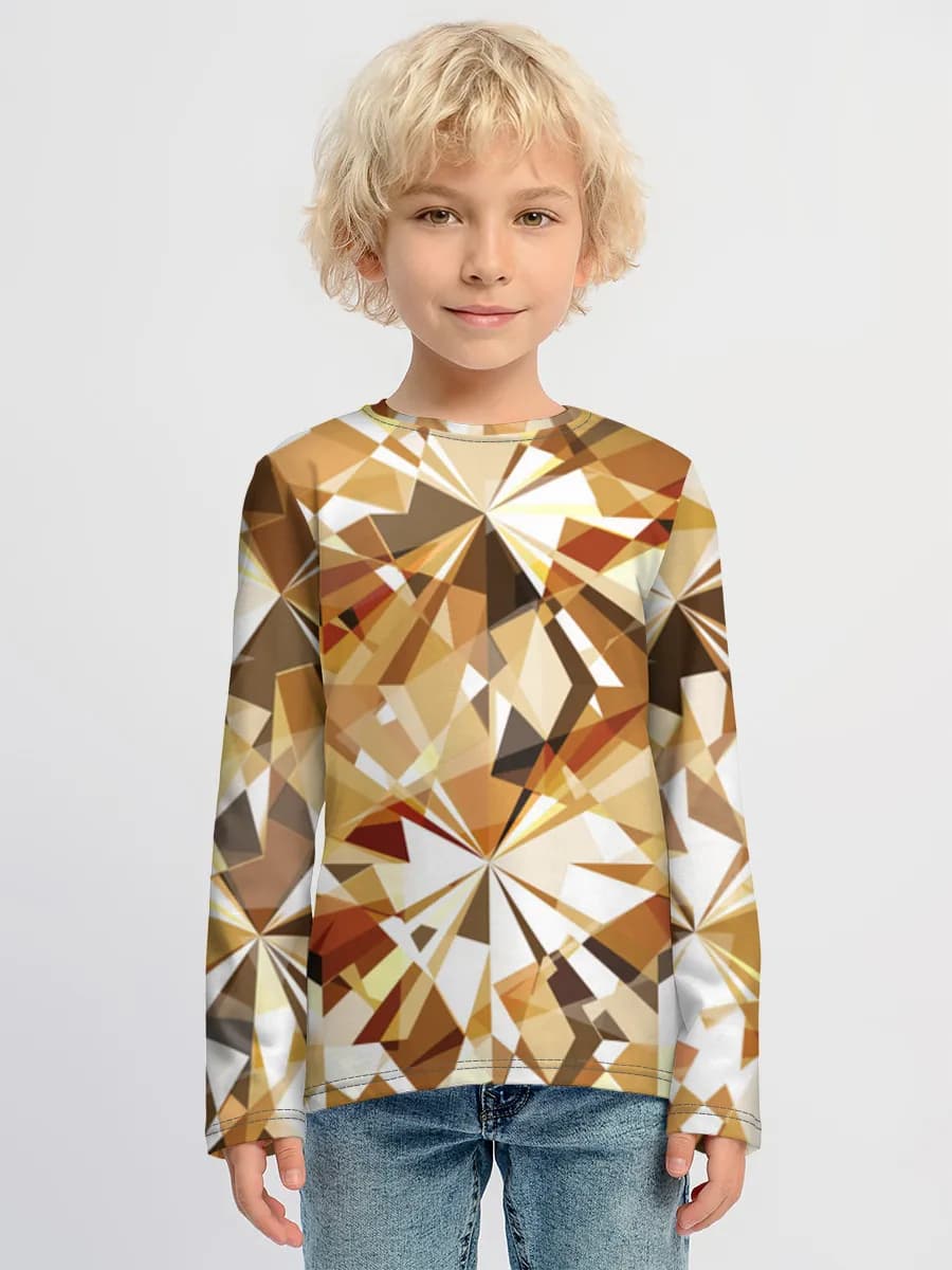 Boys' cotton long sleeve shirt