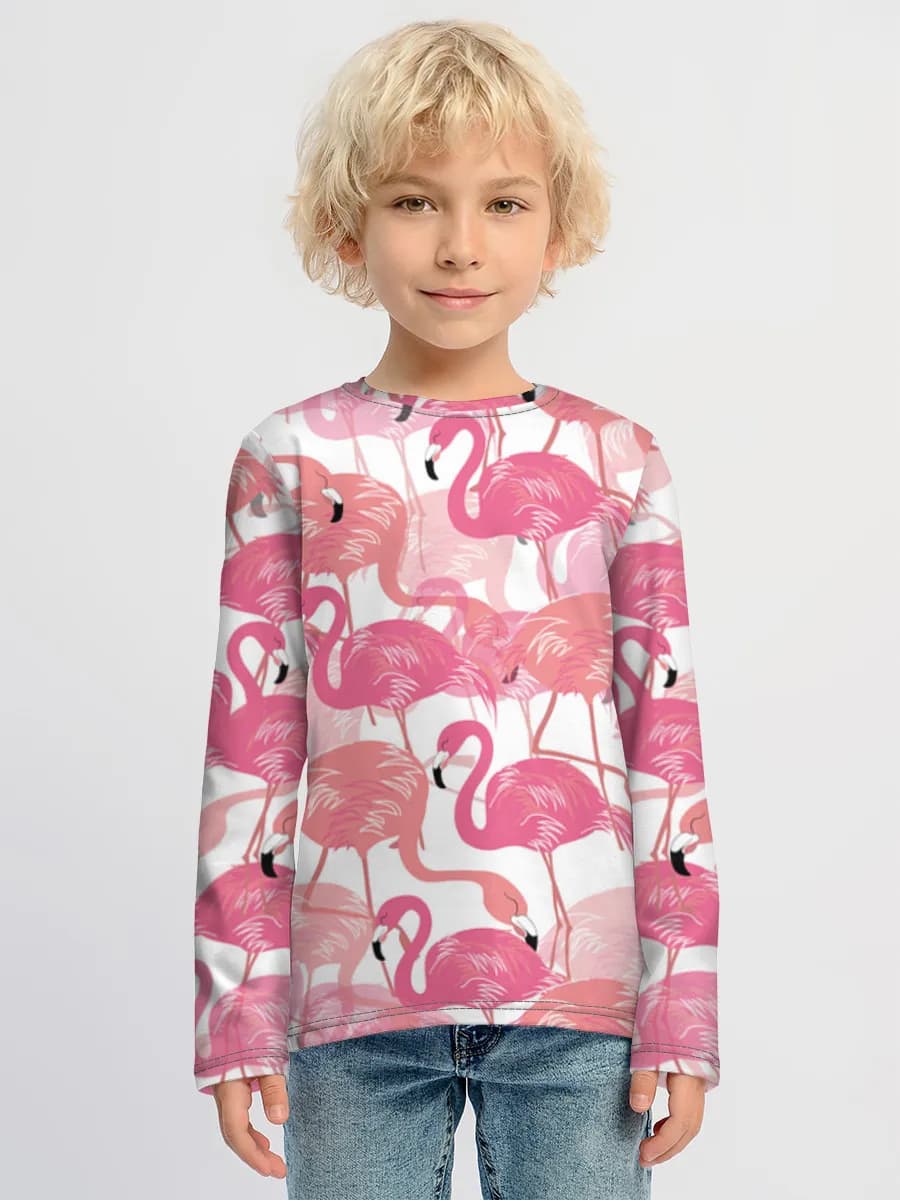 Boys' cotton long sleeve shirt