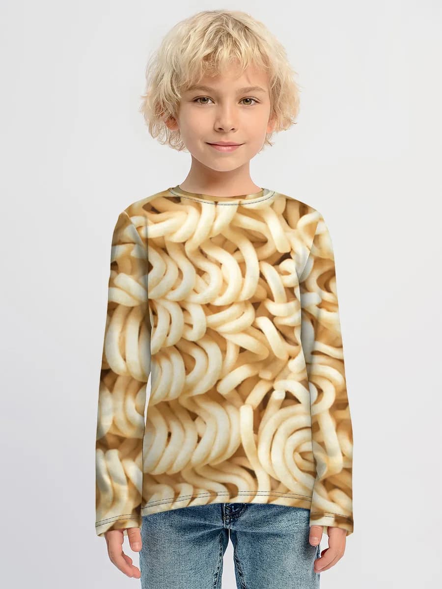 Boys' cotton long sleeve shirt