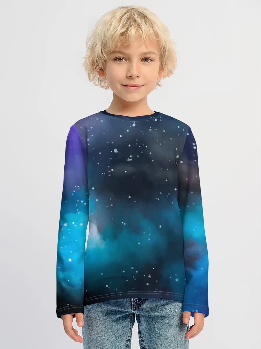 Boys' cotton long sleeve shirt