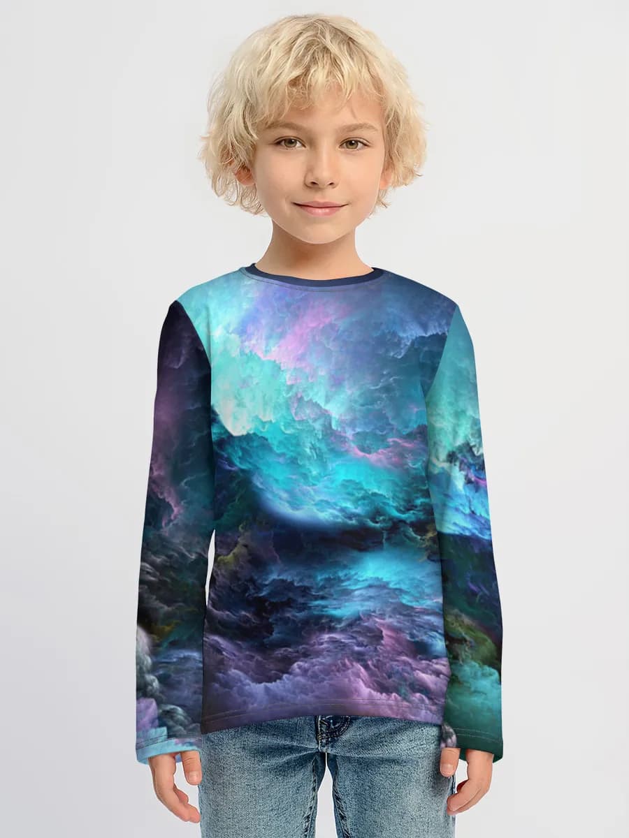 T-shirt manches longues coton garçon