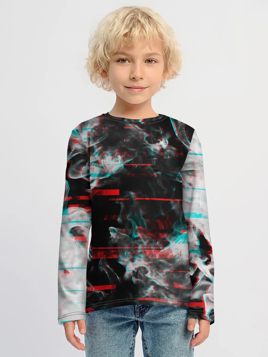 Boys' cotton long sleeve shirt