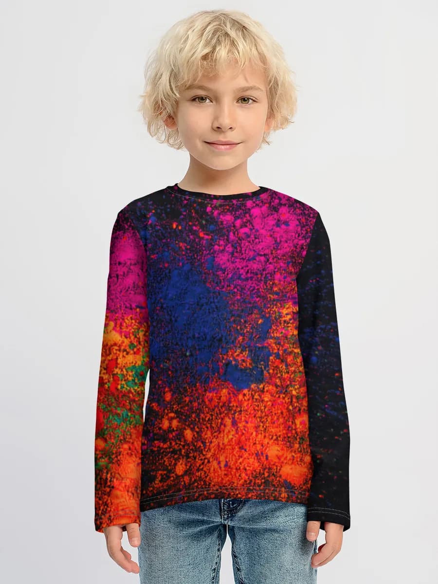 T-shirt manches longues coton garçon