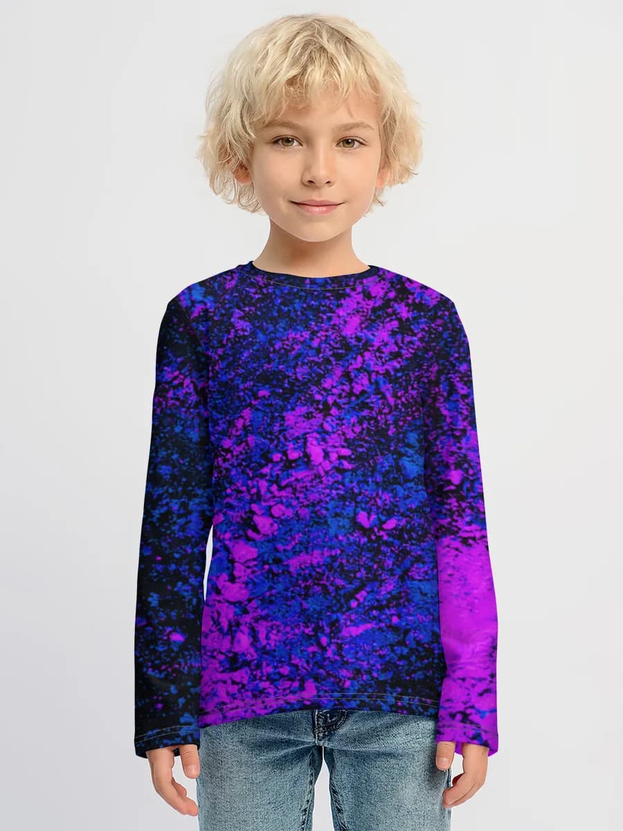 Boys' cotton long sleeve shirt