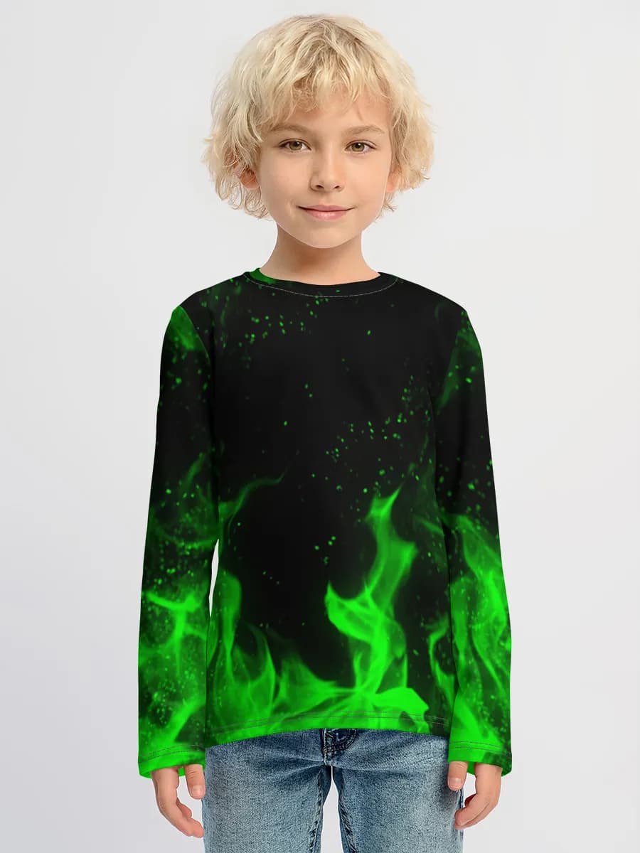 Camiseta Manga Larga de Algodón Niño