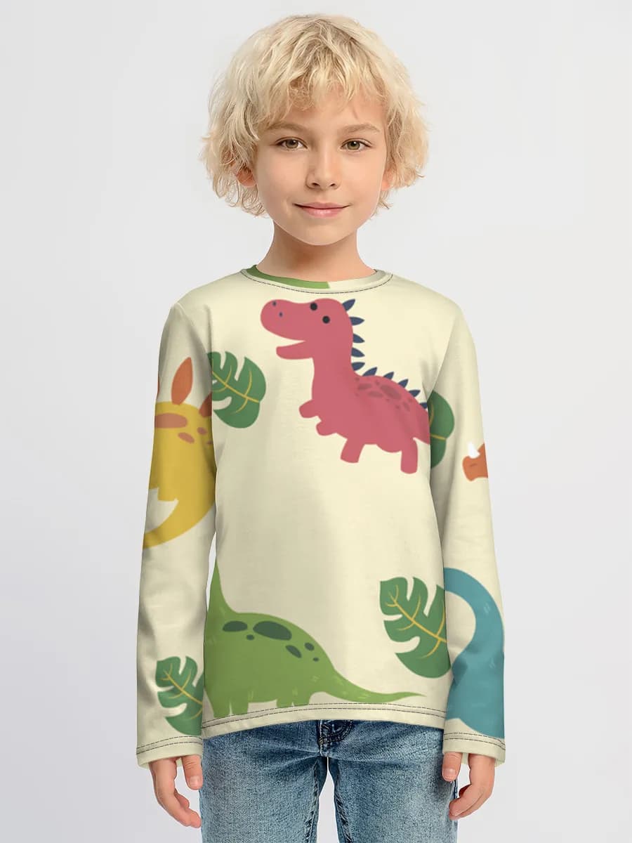 T-shirt manches longues coton garçon