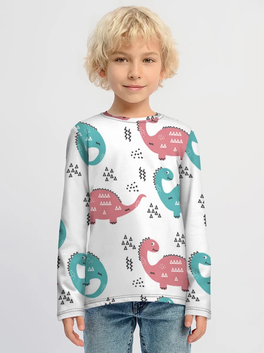 Boys' cotton long sleeve shirt