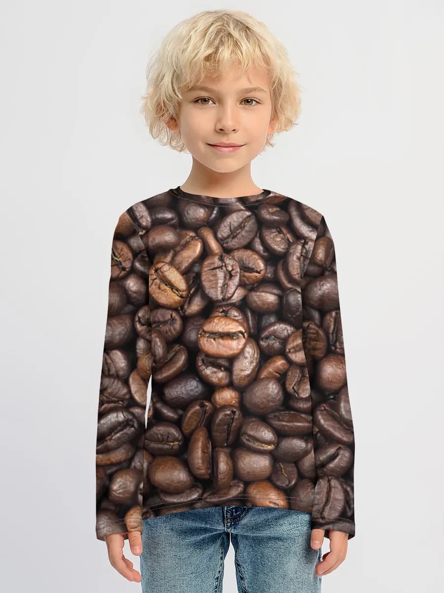 Boys' cotton long sleeve shirt