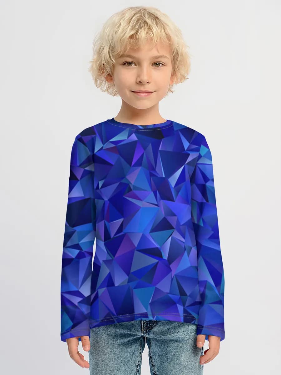 Boys' cotton long sleeve shirt