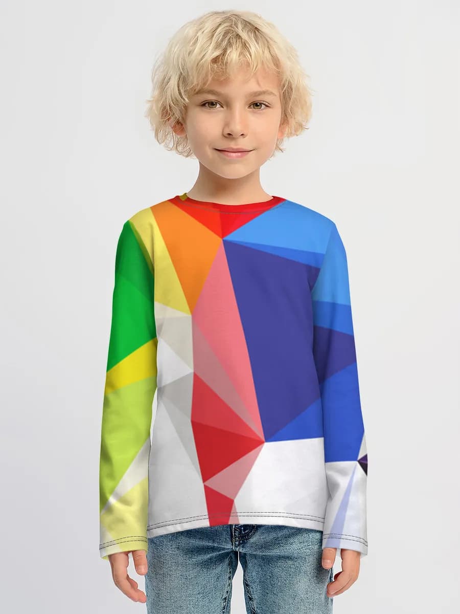 Camiseta Manga Larga de Algodón Niño