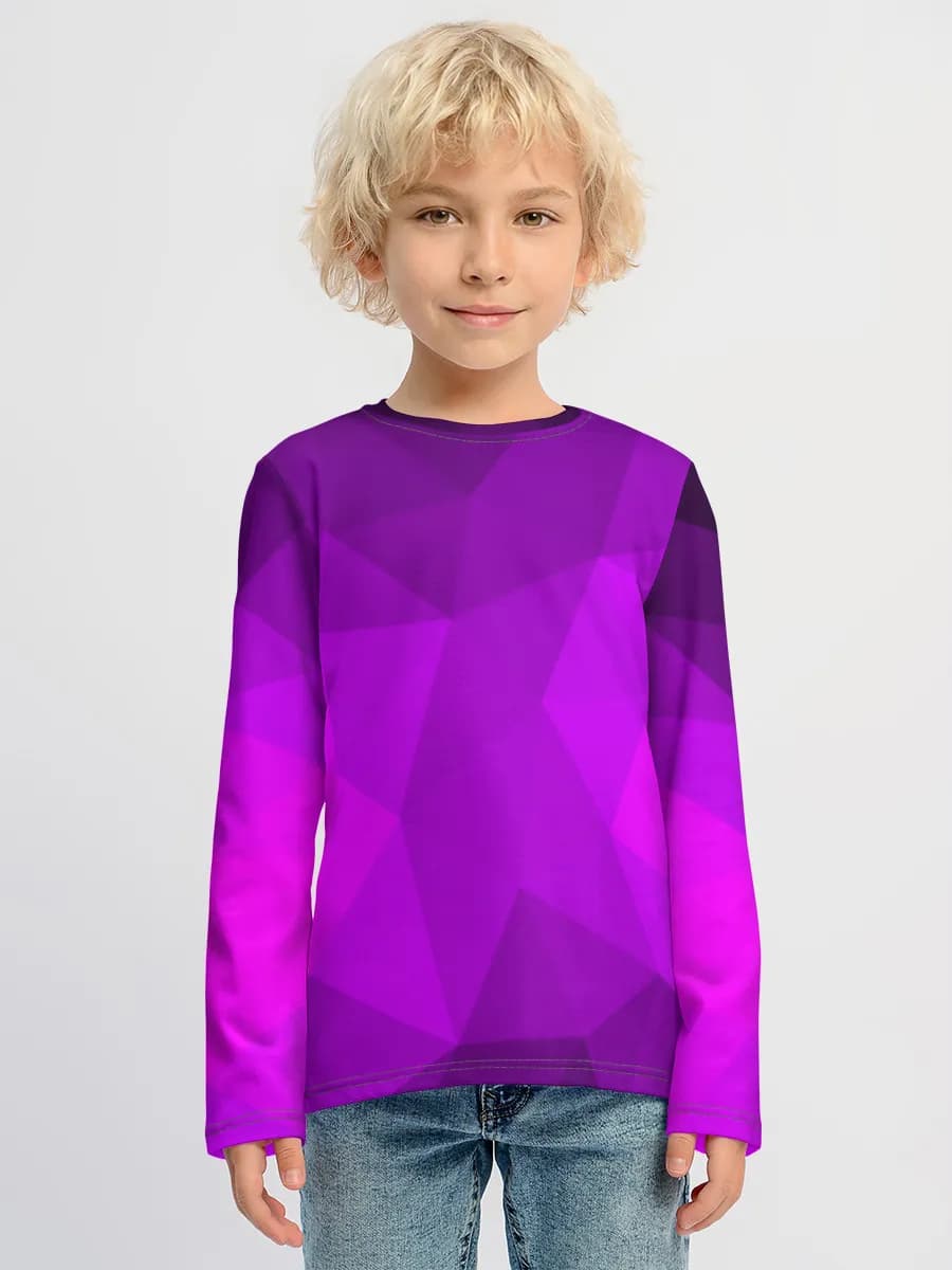 Boys' cotton long sleeve shirt