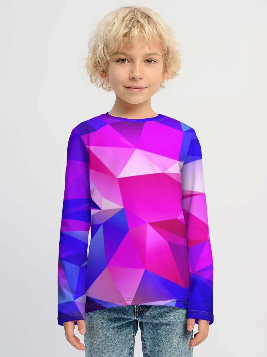 Boys' cotton long sleeve shirt