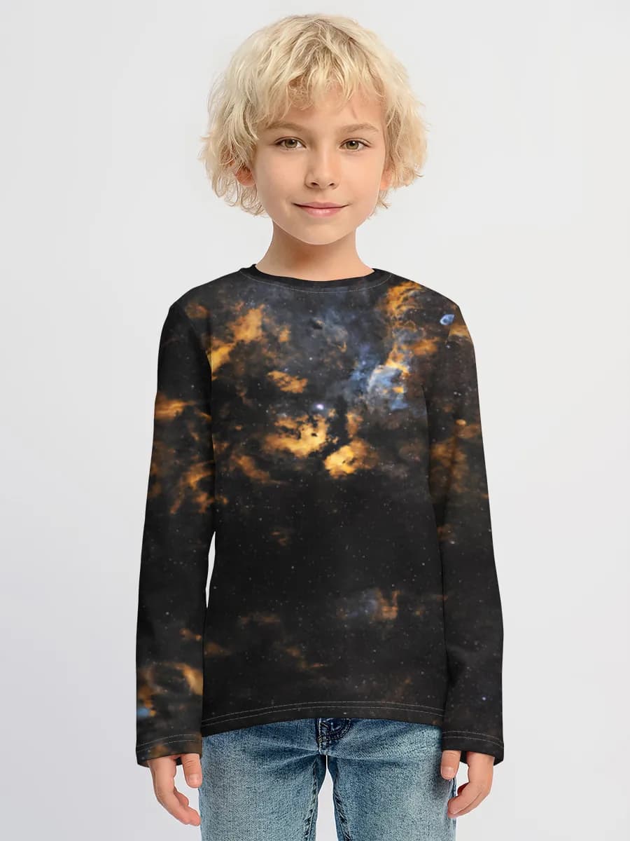 T-shirt manches longues coton garçon
