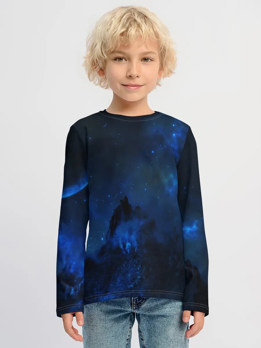 T-shirt manches longues coton garçon