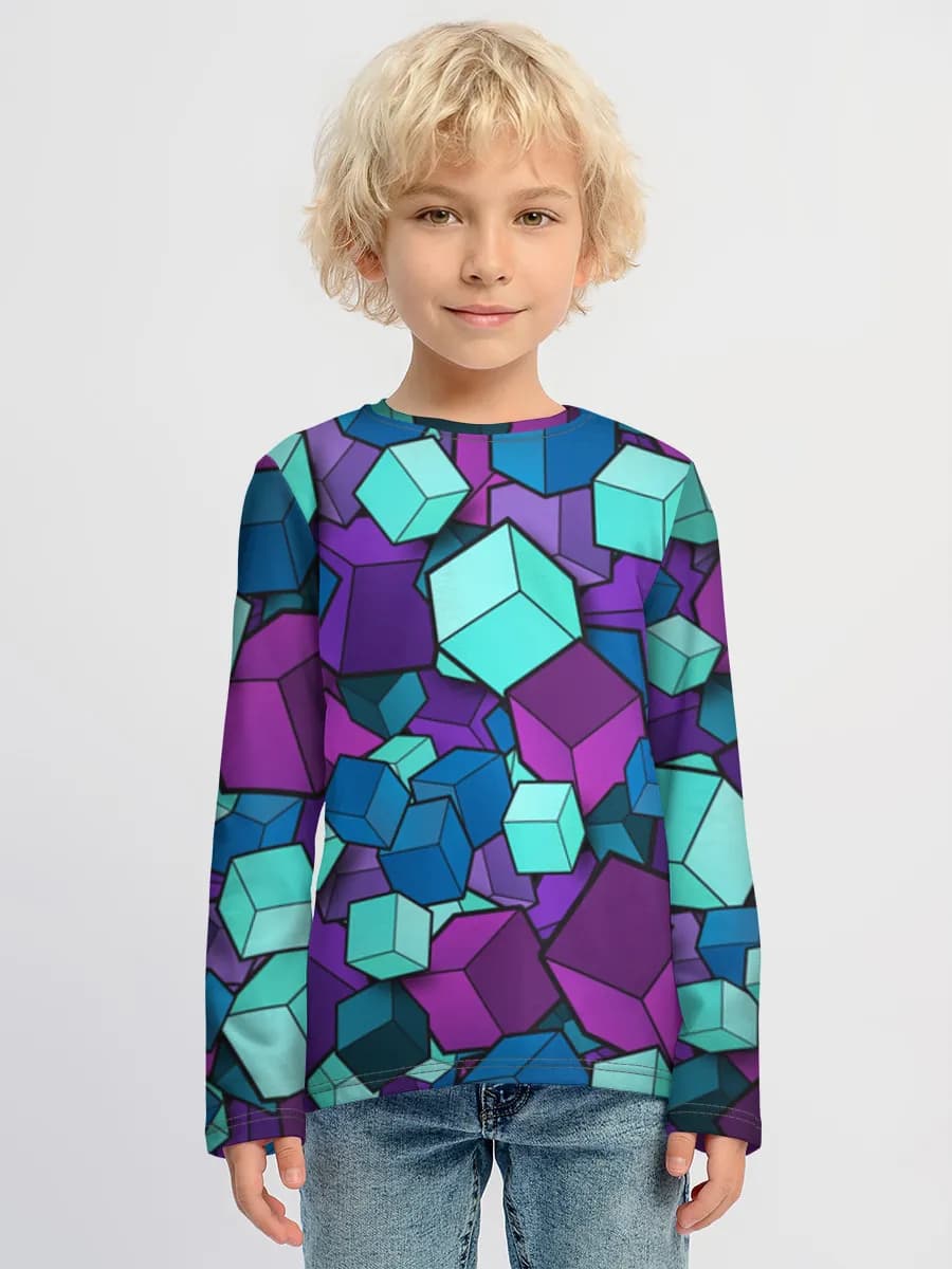 T-shirt manches longues coton garçon