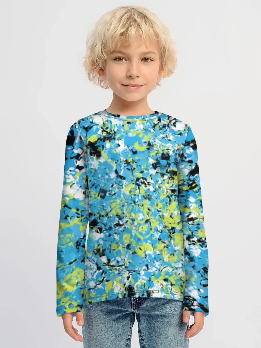 Boys' cotton long sleeve shirt