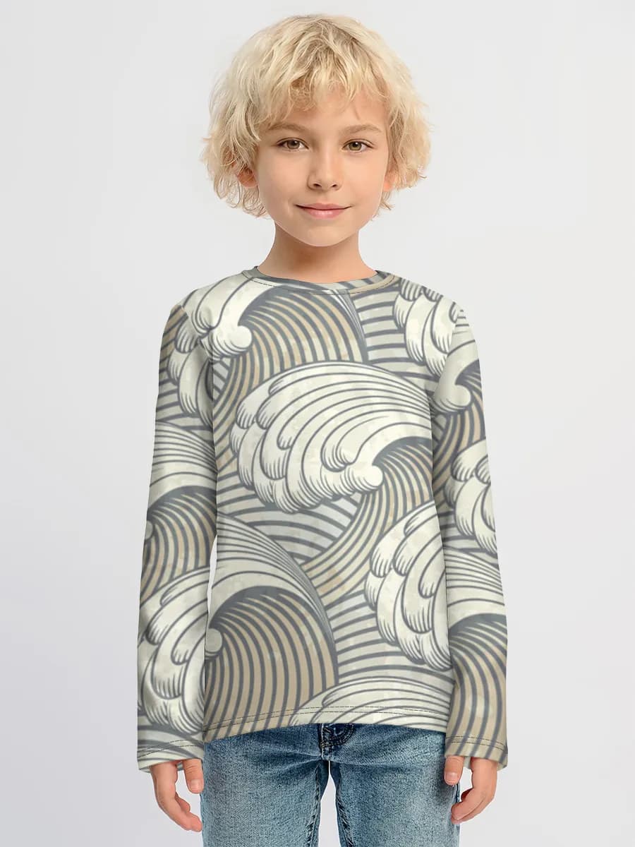 T-shirt manches longues coton garçon