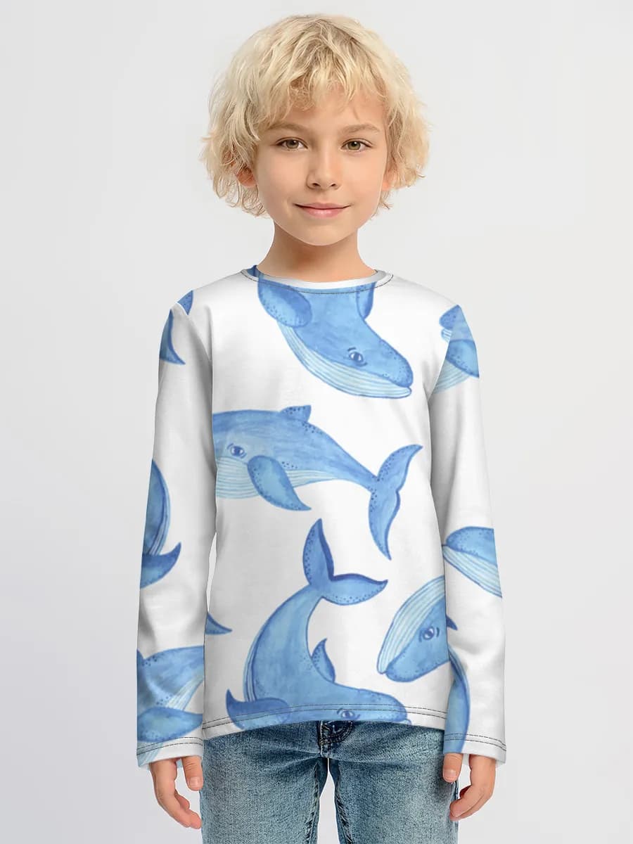 T-shirt manches longues coton garçon