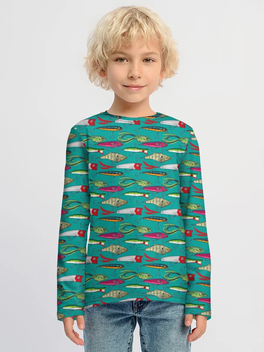 Camiseta Manga Larga de Algodón Niño
