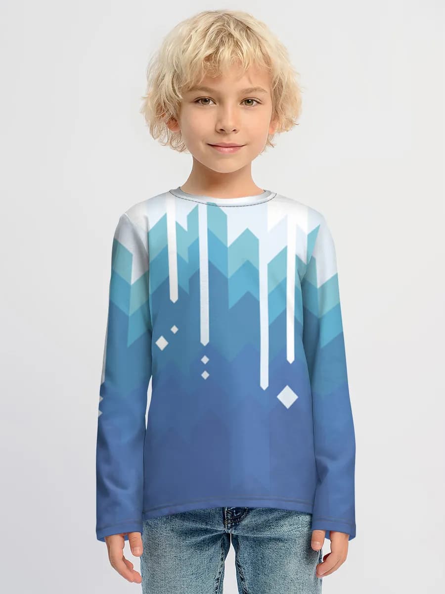 Boys' cotton long sleeve shirt