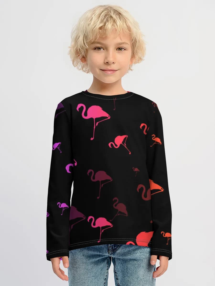 Boys' cotton long sleeve shirt