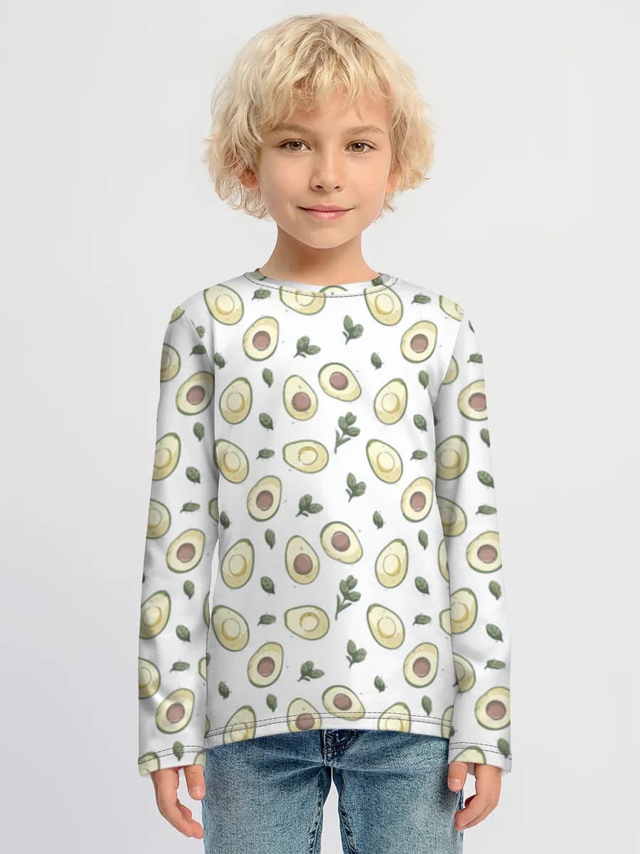 Camiseta Manga Larga de Algodón Niño