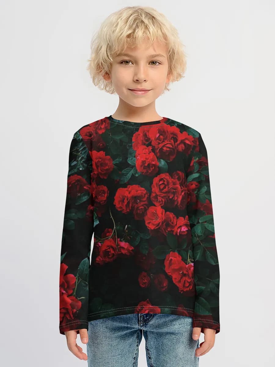 T-shirt manches longues coton garçon