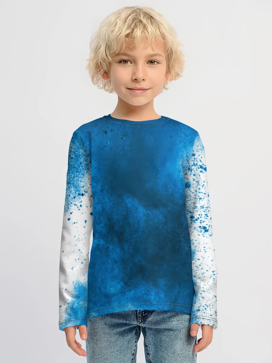 Boys' cotton long sleeve shirt